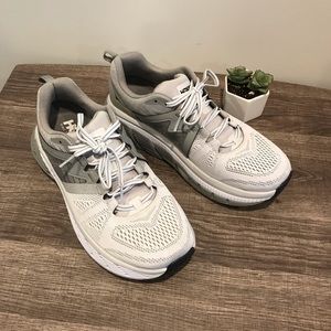 Hoka One One White Running Shoes